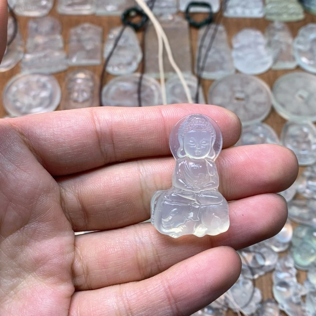 岫玉吊坠(不含链)未镶嵌
