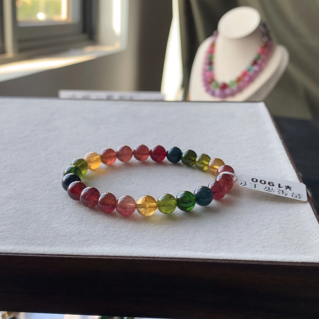 未镶嵌手链碧玺碧玺