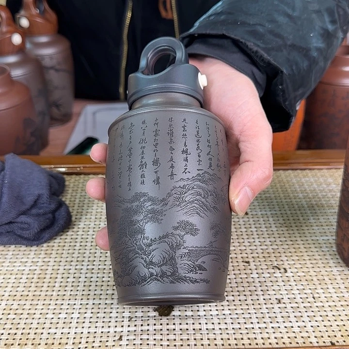 紫砂茶杯精品紫砂杯