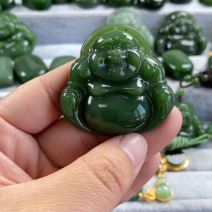 和田玉（碧玉）未镶嵌颈饰46