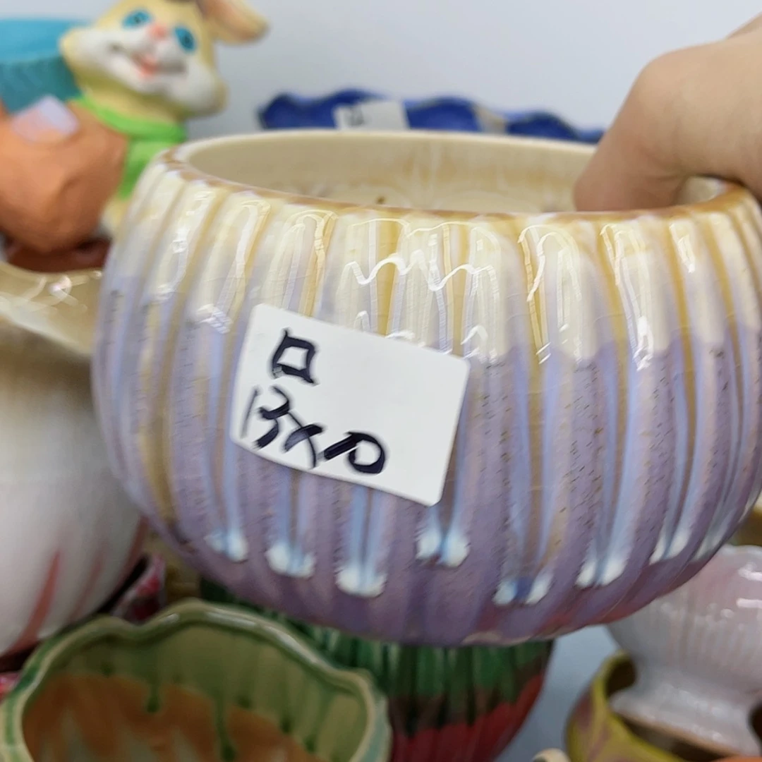 【闪购商品】陶瓷多肉绿植陶瓷花盆