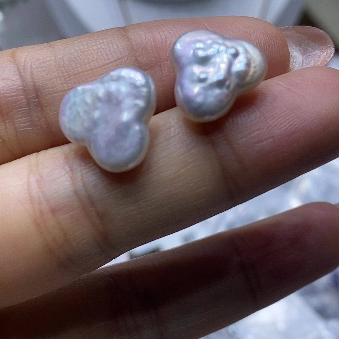 淡水珍珠耳钉未镶嵌