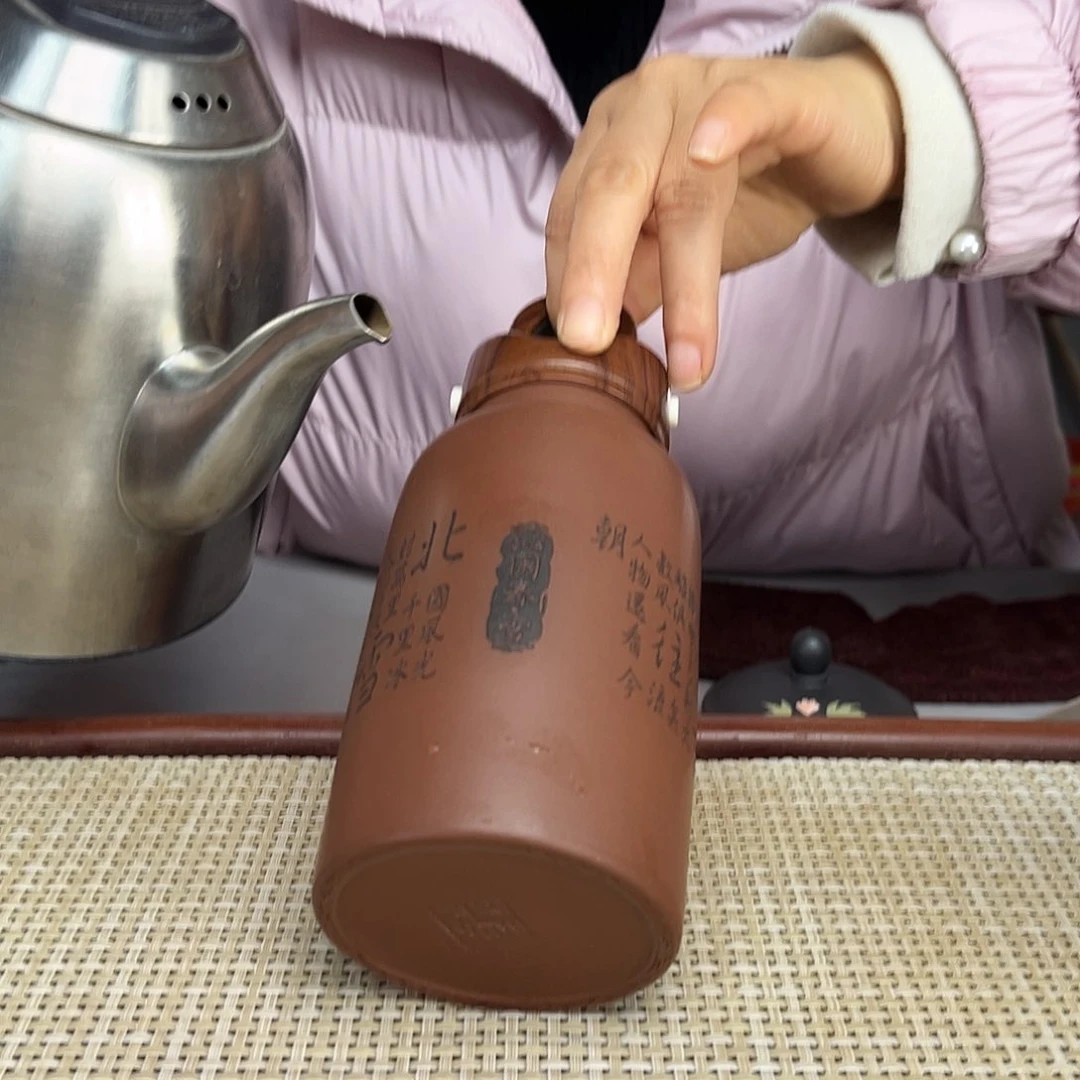 紫砂茶杯宜兴紫砂保温杯