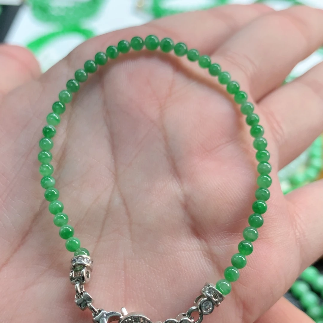 翡翠未镶嵌手链翡翠