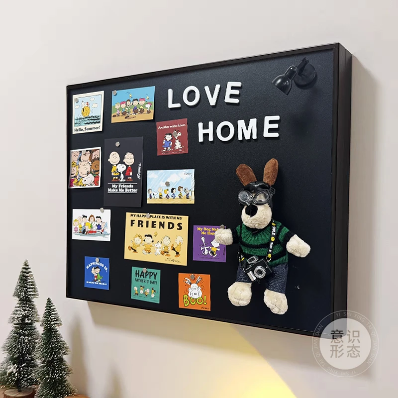 DIY磁吸电表箱装饰画掌门狗遮丑黑板画弱电源配电箱留言板挂画