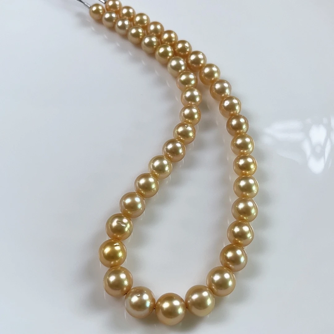 未镶嵌海水珍珠颈饰金珠8.5-11.5