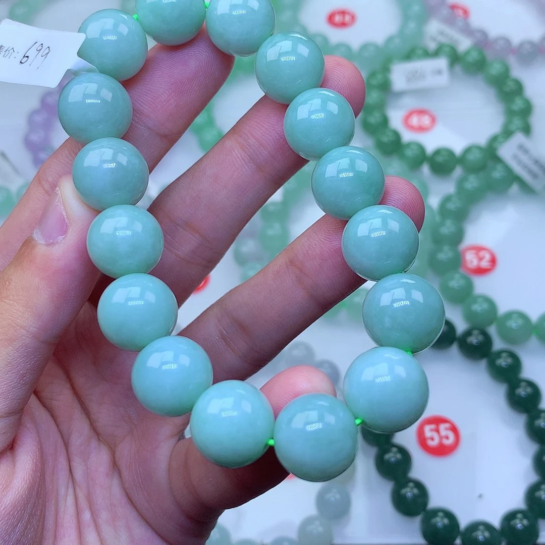翡翠未镶嵌毛衣链
