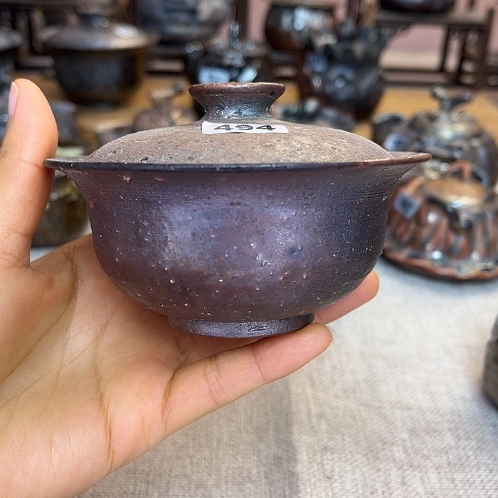 裸柴烧陶瓷手工茶器