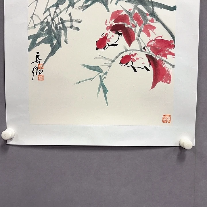 国画亲笔手绘放心去藏