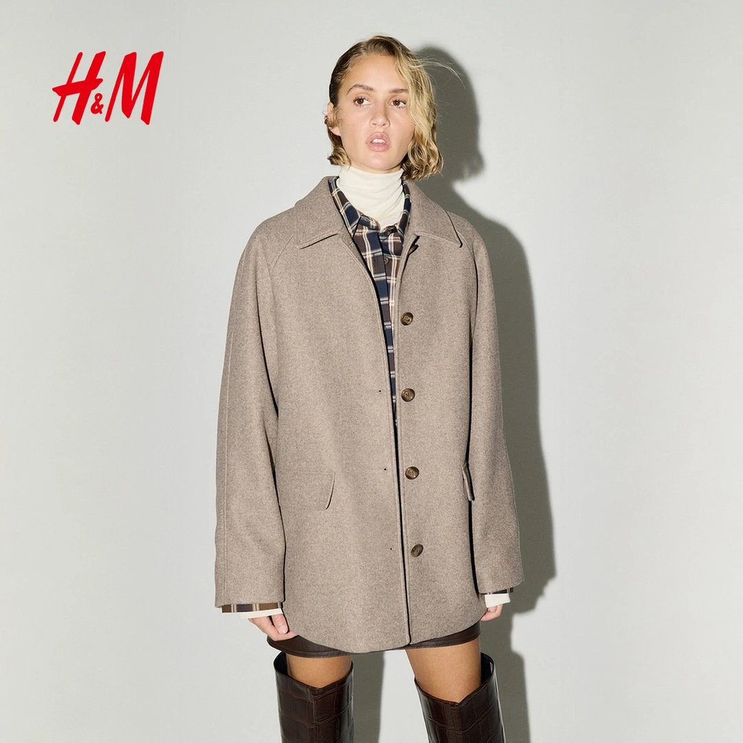 HM2025冬季新款女装轻便大衣1284359