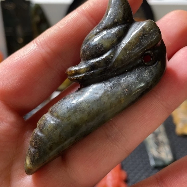 岫岩河磨玉（透闪石质玉）未镶嵌挂件