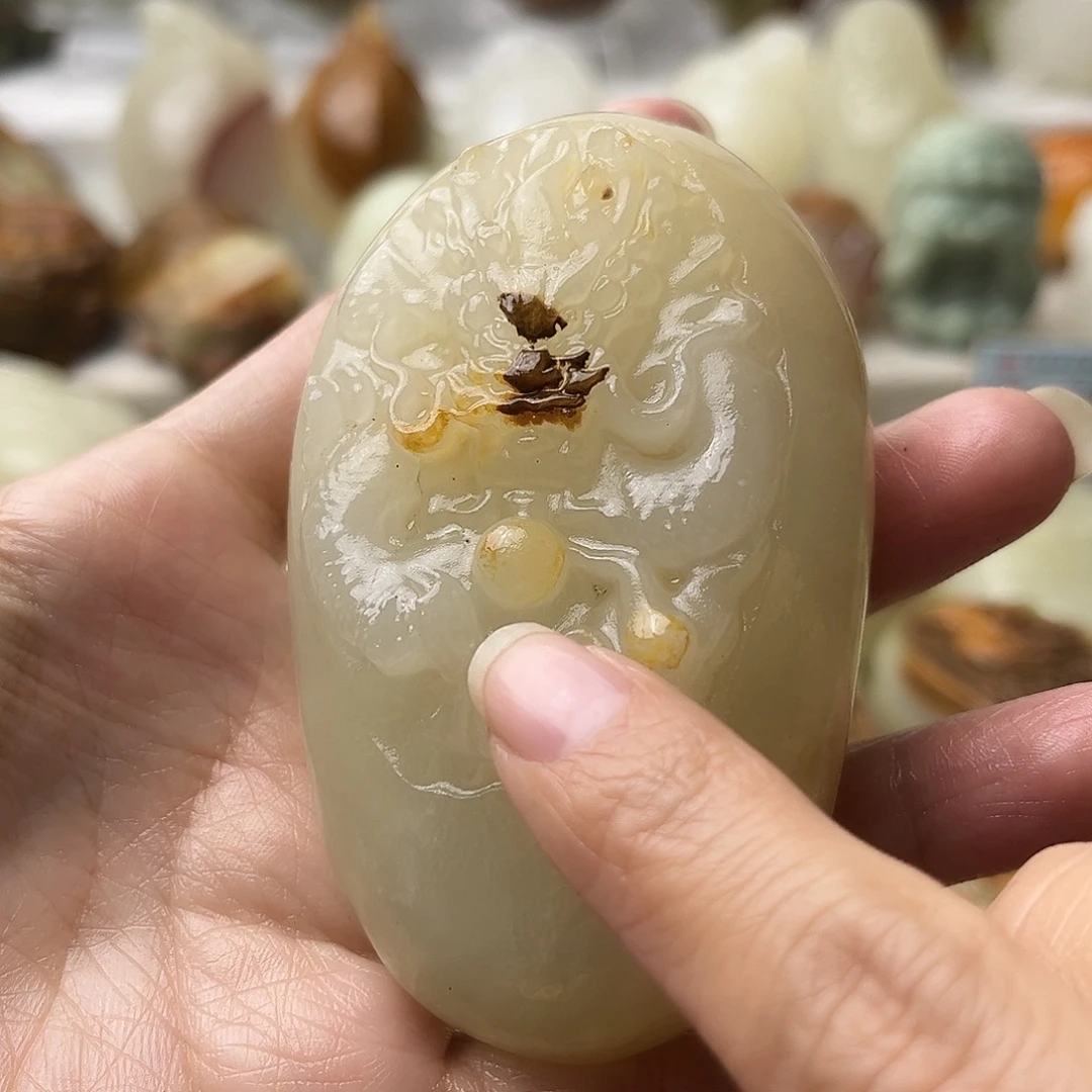 石材古青石不退换龙微瑕