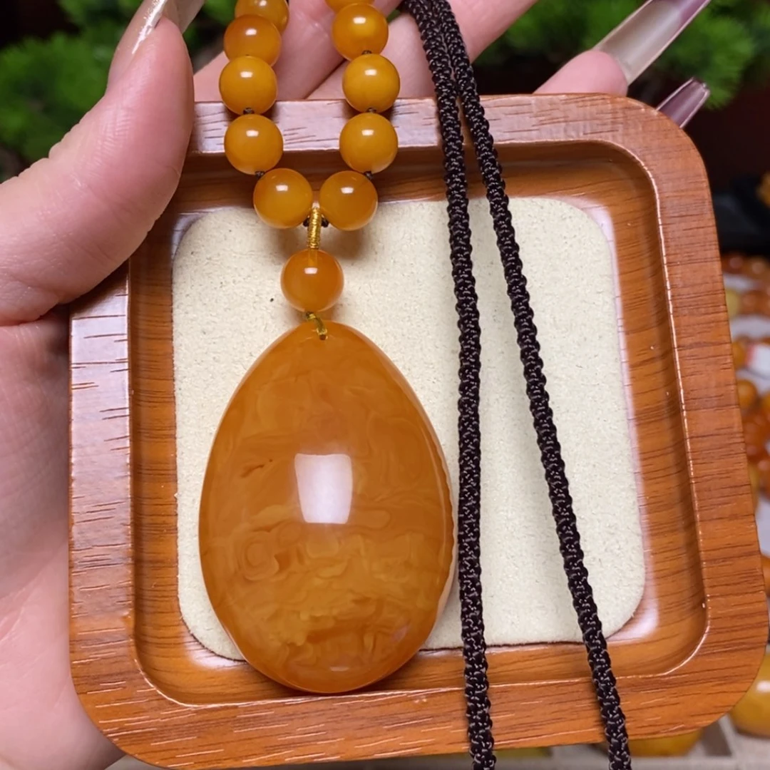 【闪购商品】蜜蜡颈饰未镶嵌项链