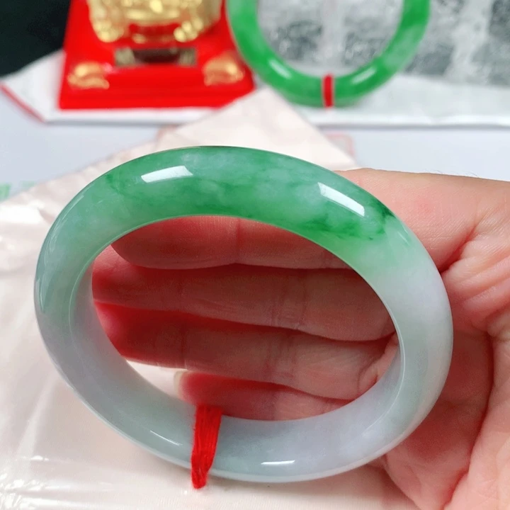 未镶嵌手镯翡翠  编号ZD1254 正圈56+