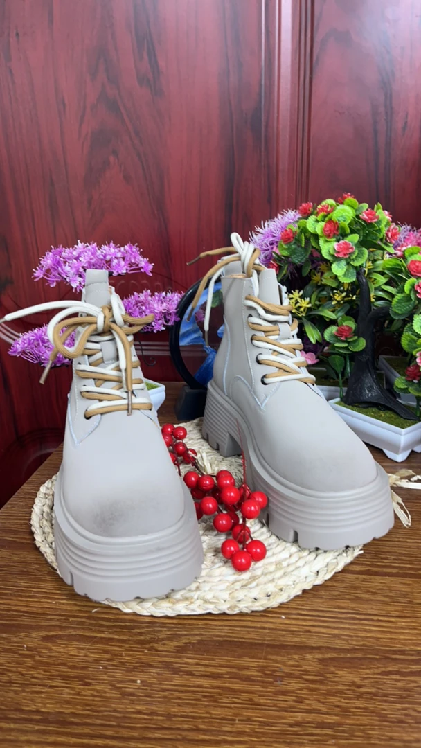 缘缘前后做旧色差高帮潮流女鞋2129