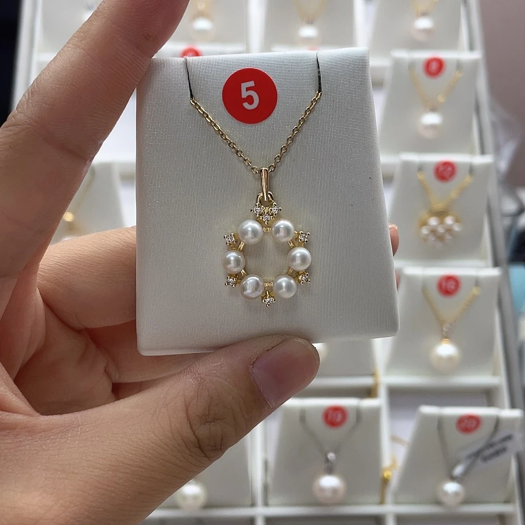 淡水珍珠合金吊坠(赠链)