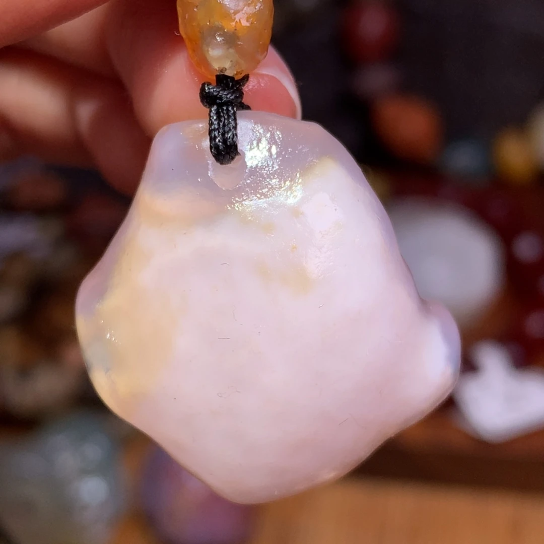 未镶嵌玛瑙/玉髓珠宝半成品