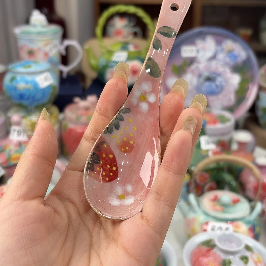 景德镇手绘高温釉下彩陶瓷茶具
