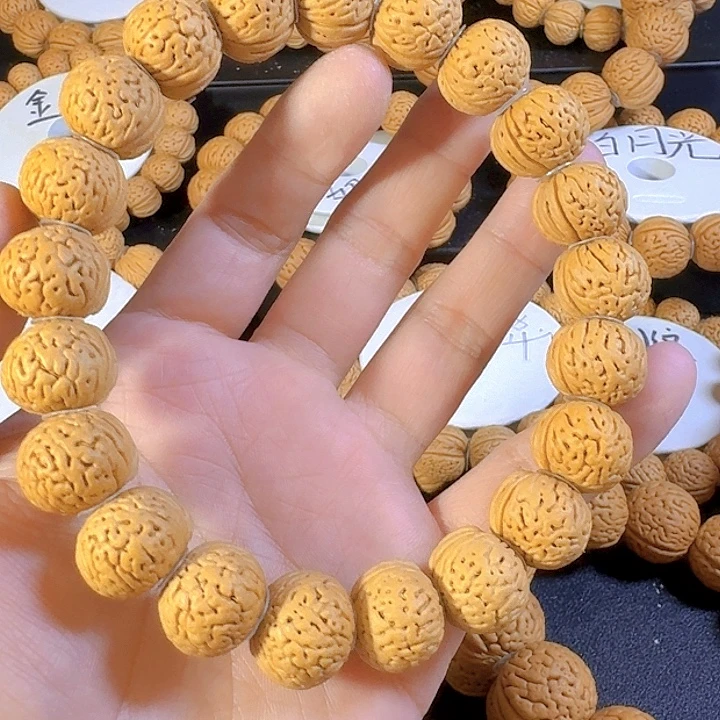 艺***将桃核吊坠18南瓜桃核手持