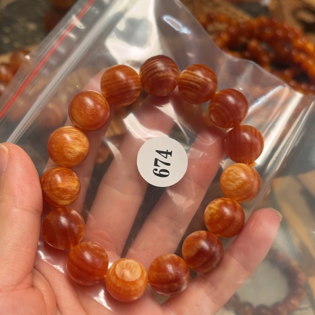 ✞***✞松木（琥珀木）手串/手链674号1.5