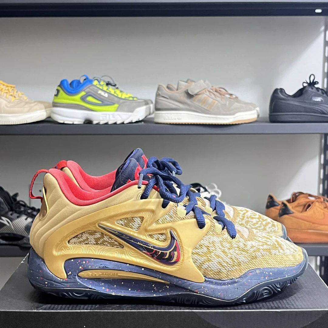 42码Nike KD 15 杜兰特 Strobel 支撑 篮球鞋 国内版/土黄色 二手
