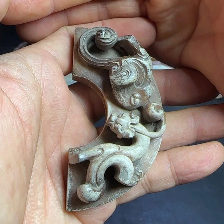 用***3和田玉未镶嵌挂件