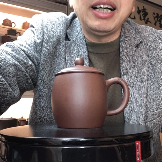 茶杯紫泥办公杯容量550