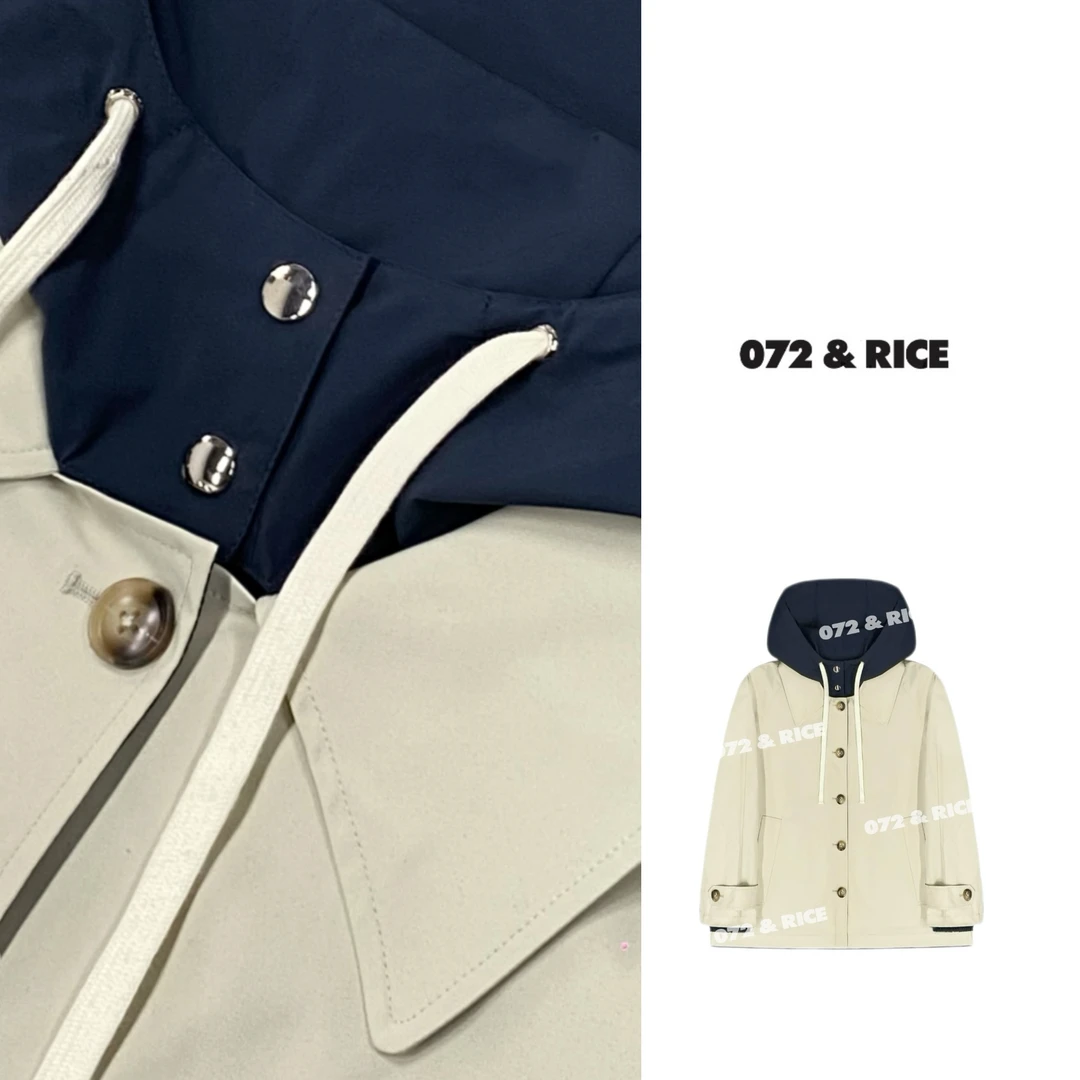 072 & RICE【探索者】春季休闲连帽双面穿长袖外套 A-QT110