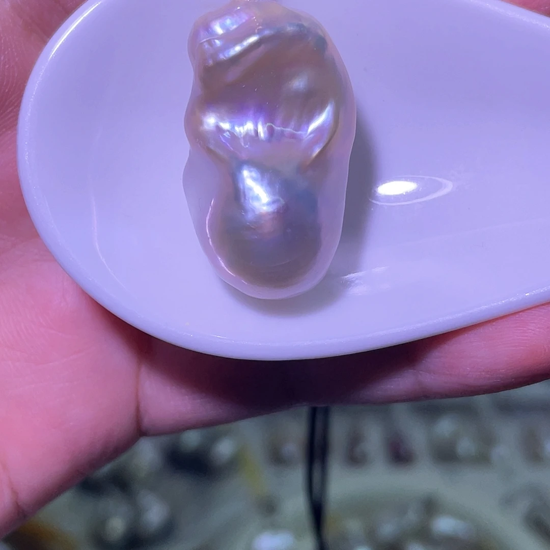 合金淡水珍珠天然淡水珍珠吊坠