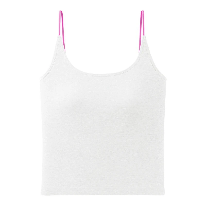 【婉君】夏季短款百搭简约修身外穿吊带背心LWJ25A1T268