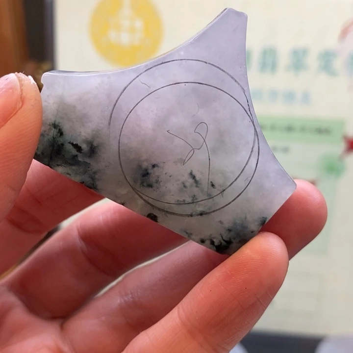 翡翠未镶嵌颈饰缅甸翡翠A货边角