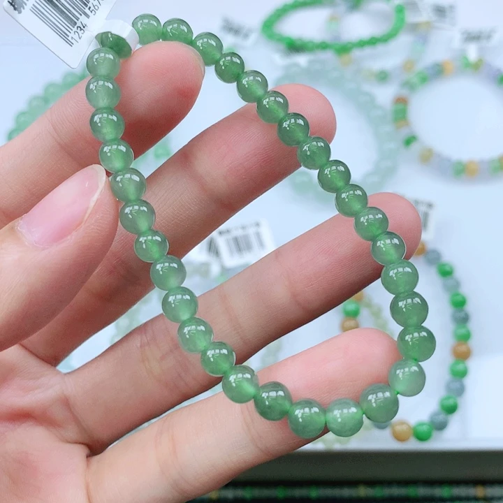 未镶嵌手链翡翠翡翠