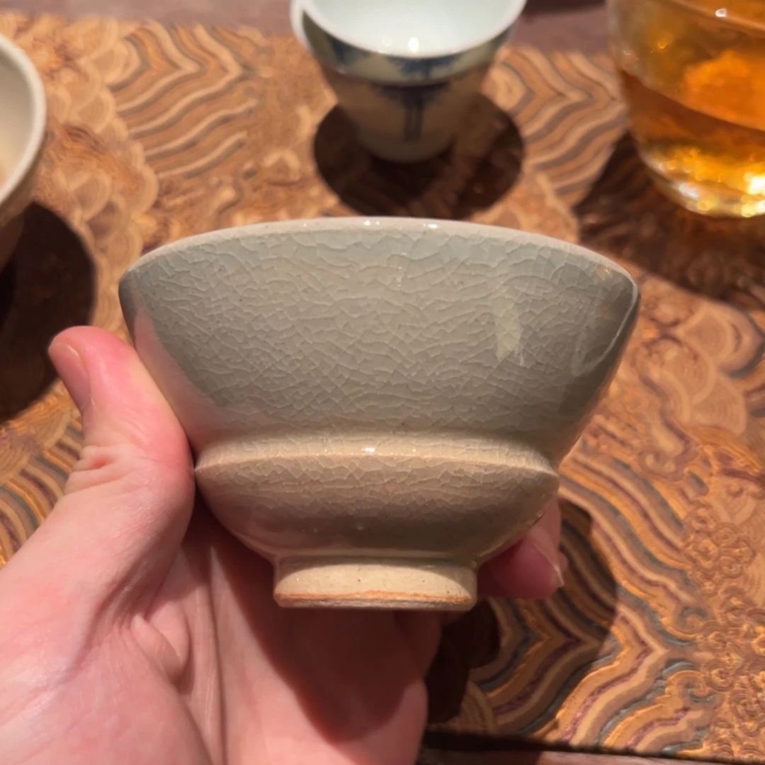 缓归茶事朝日柴烧葫芦杯