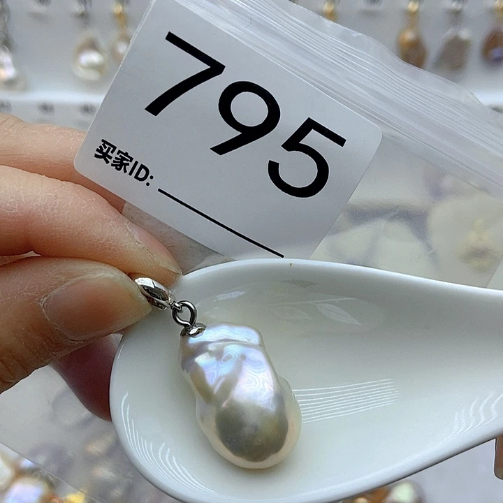 淡水珍珠颈饰银S925镶嵌
