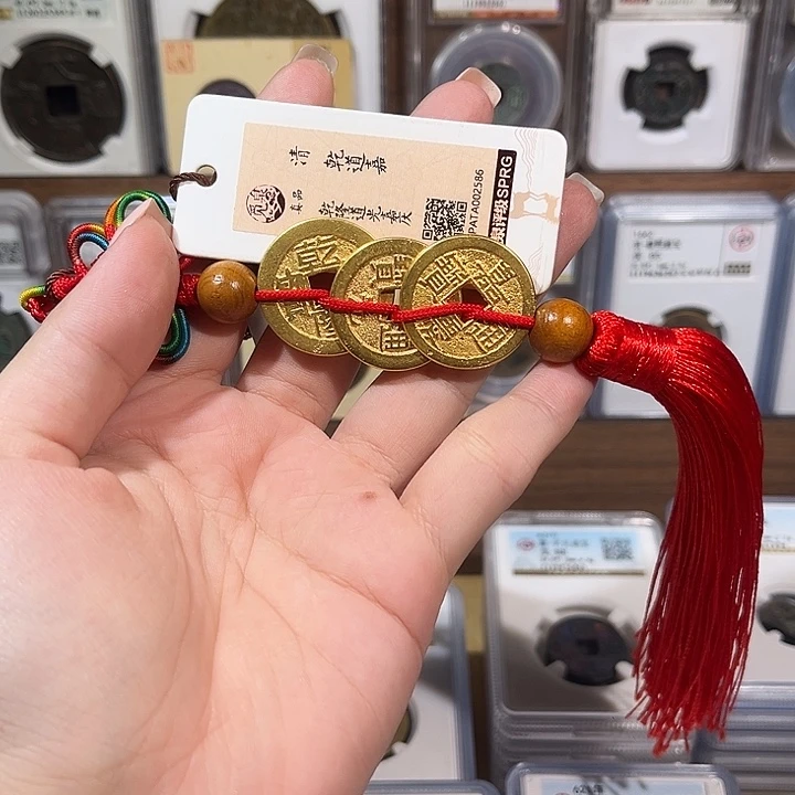 铜洛神 鎏金钱到家