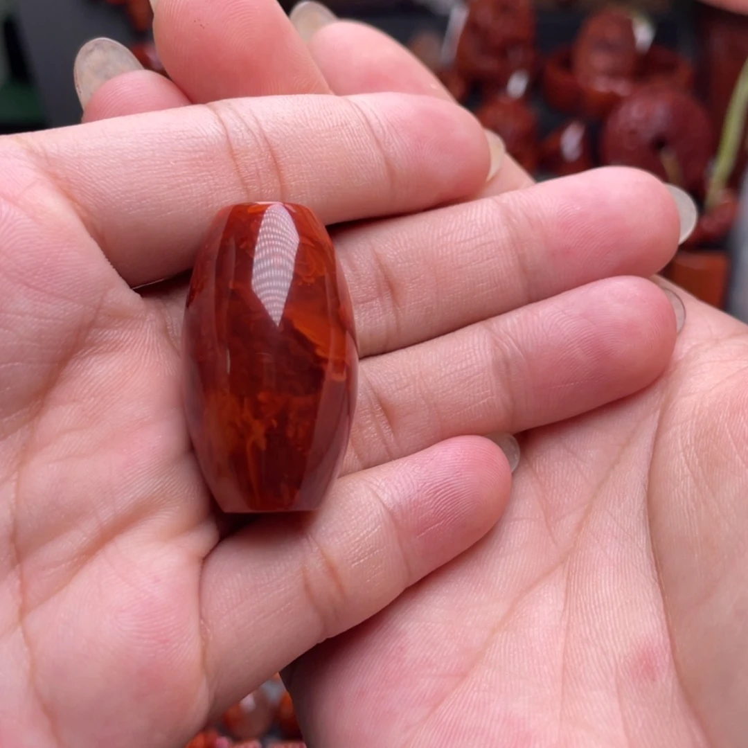 【闪购商品】南红玛瑙桶珠19➕未镶嵌