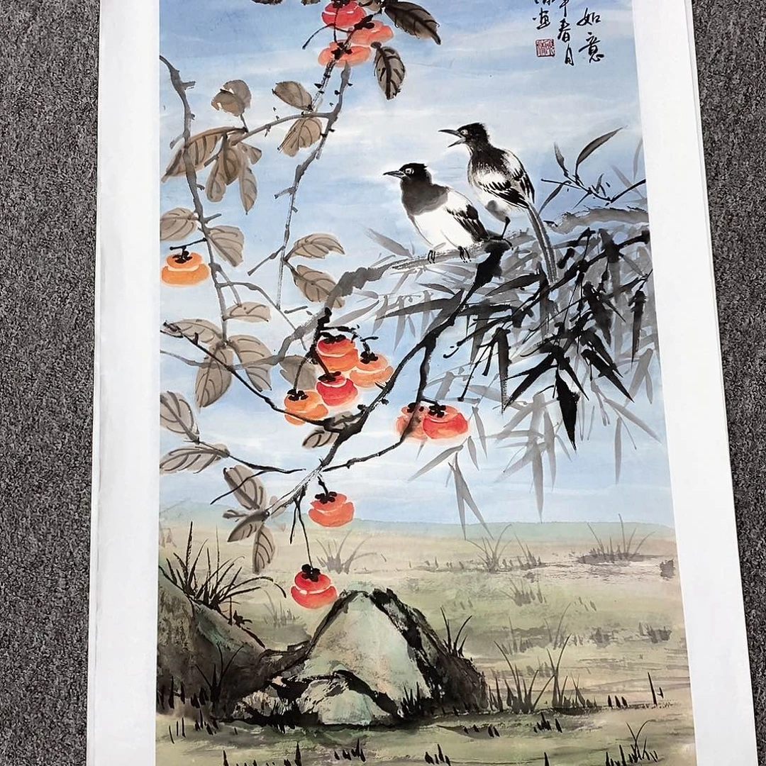 国画砚清三尺精品佳作