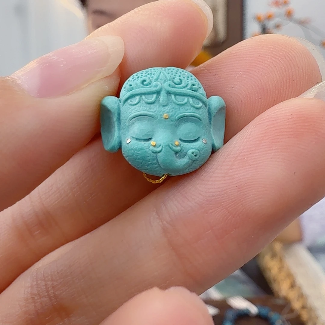 绿松石未镶嵌珠宝半成品