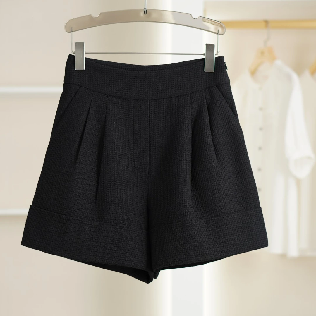 麦迪尚品【H】K103外穿短裤黑色春秋品牌折扣撤柜女装