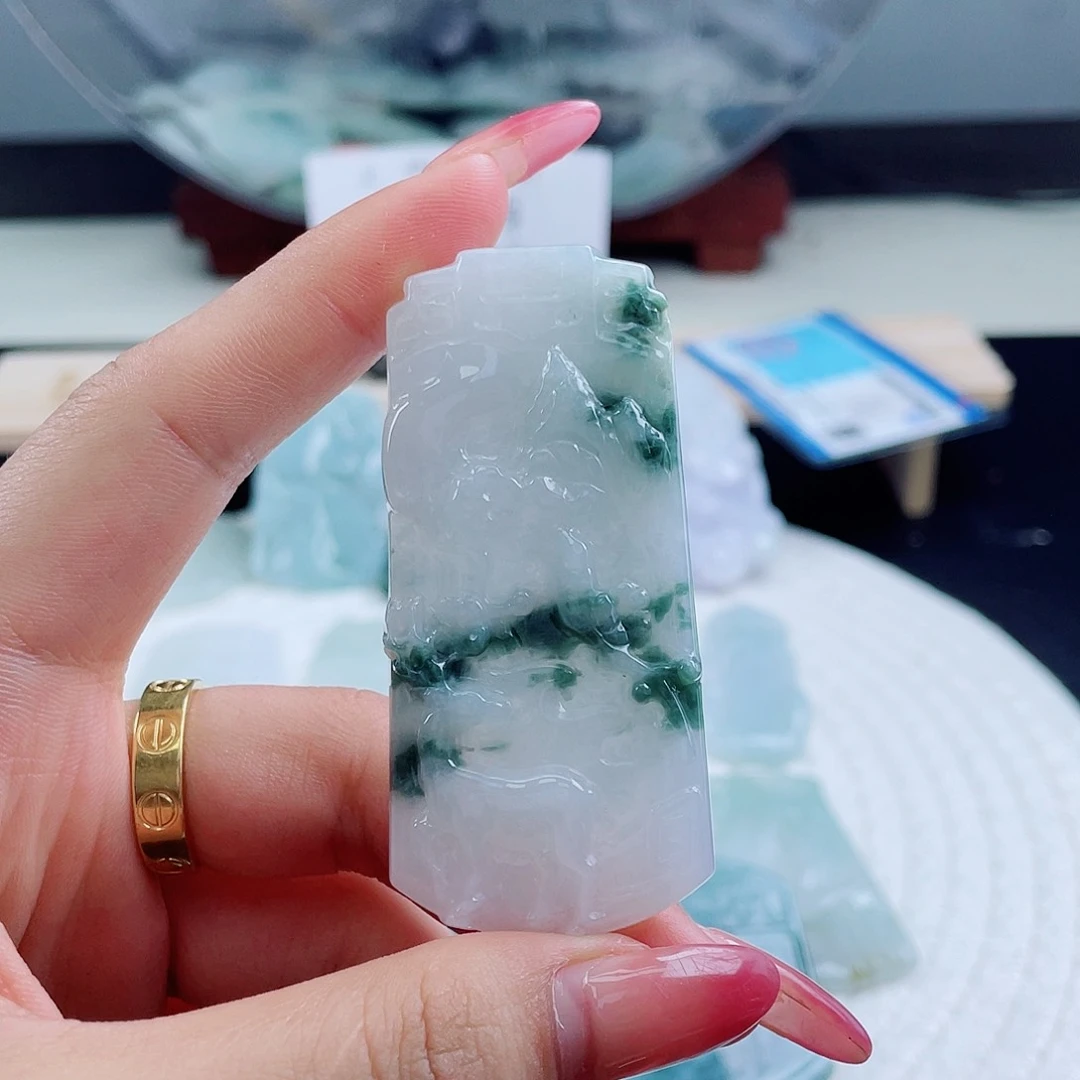 翡翠未镶嵌颈饰天然翡翠