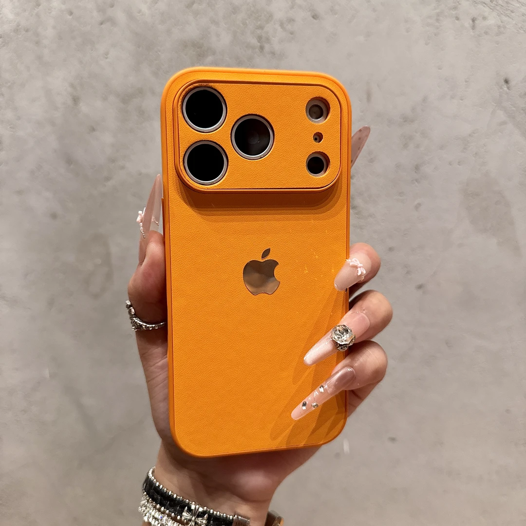 适用苹果17手机壳iphone16皮质17promax全包16pro防摔14男女15pro