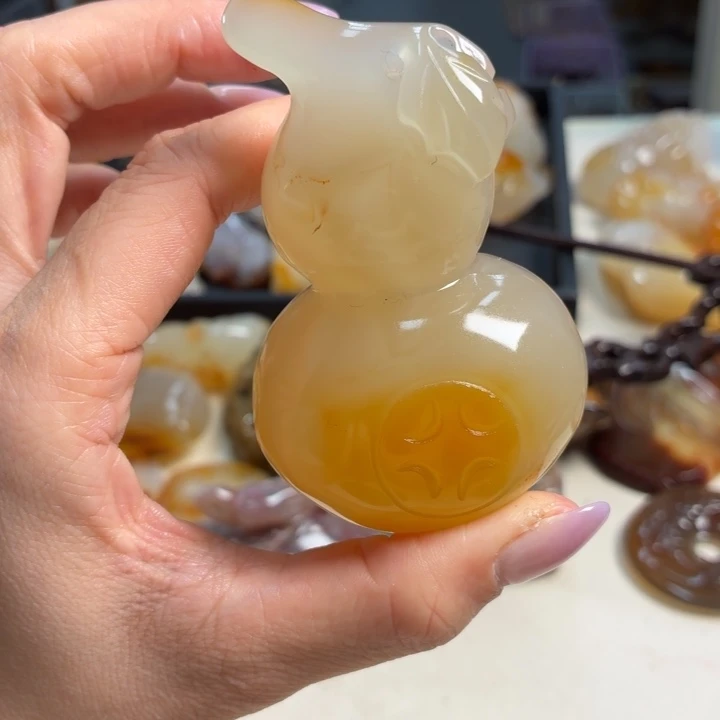 玛瑙/玉髓未镶嵌吊坠(不含链)