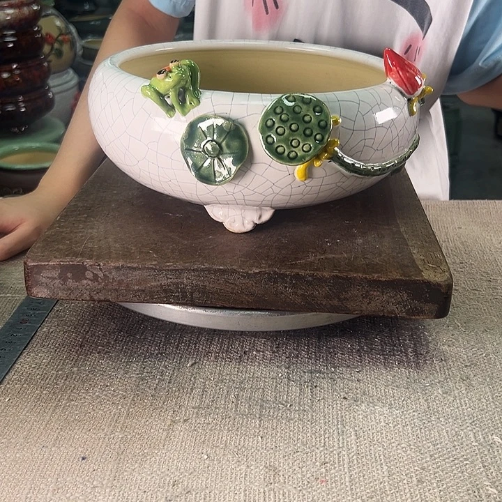 泳坤堂石湾盆陶瓷