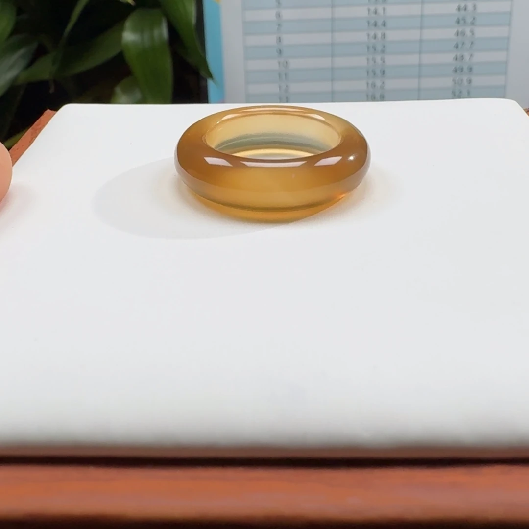 玛瑙/玉髓未镶嵌戒指Z18.3港18