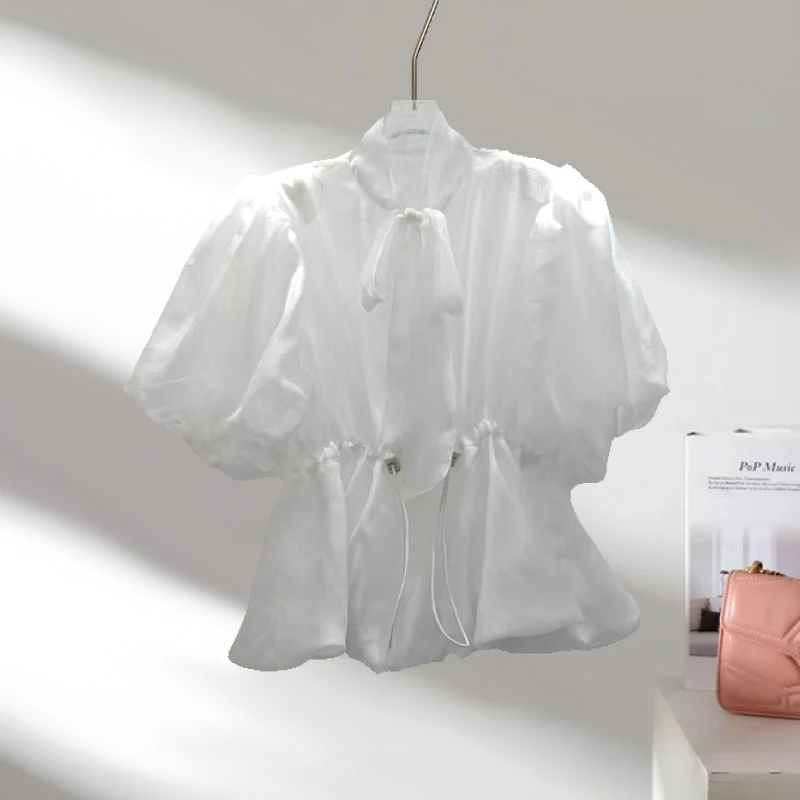 2025夏款气质高级时尚设计感欧根纱御姐时髦穿搭春游出行衣服