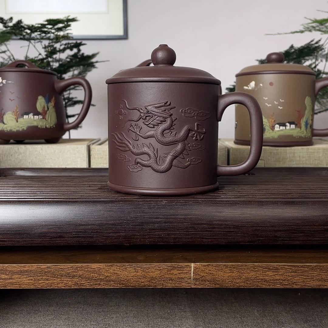 茶杯紫砂老板杯400cc