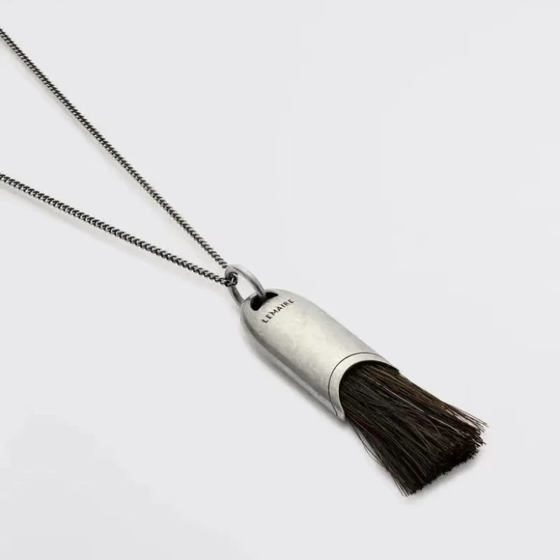 铜项链 【0969】项链~毛刷子项链复古刷子长款毛衣链