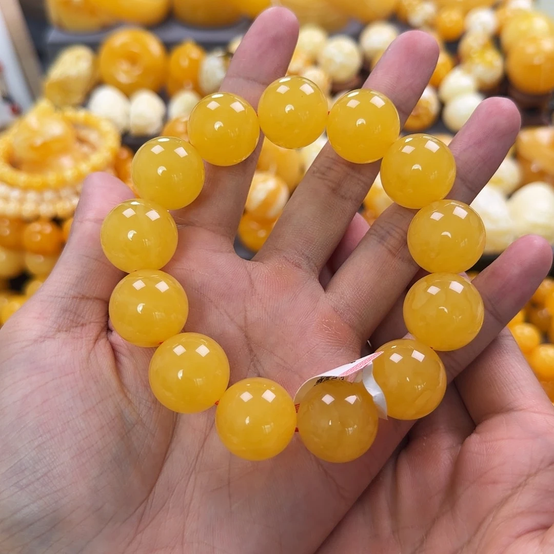 琥珀未镶嵌珠宝奇石19.5mm同料