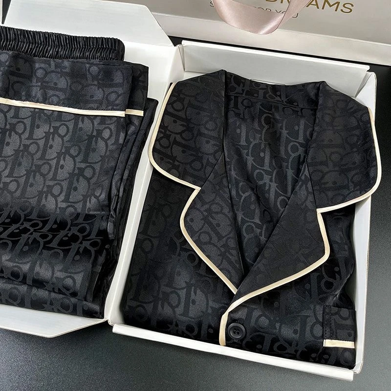 可外穿男士睡衣春秋季夏天长袖长裤男生薄款可外穿家居服两件套装