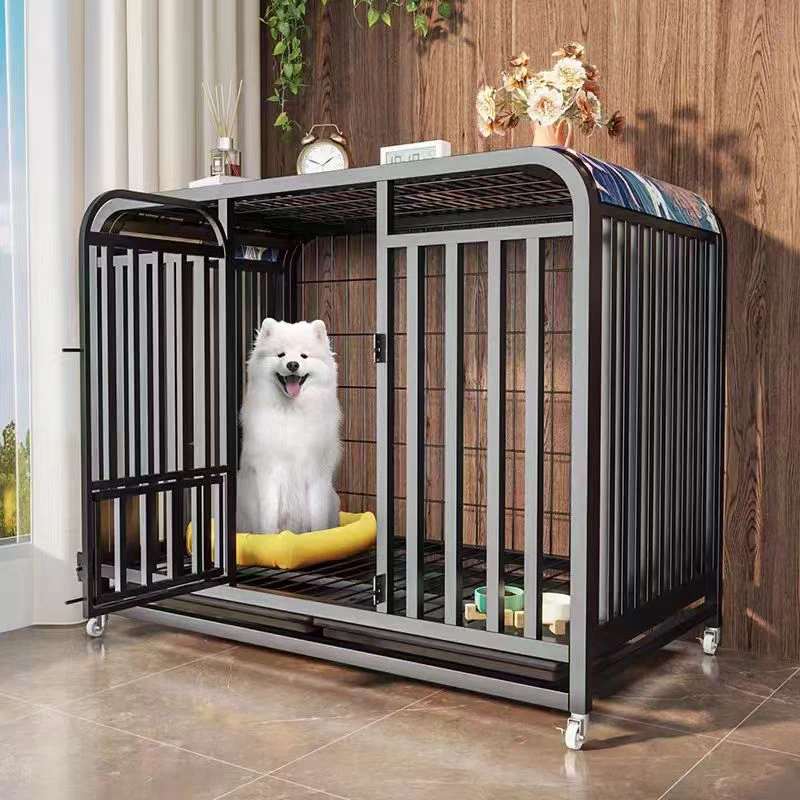 狗笼子大中小型通用室内家用带厕所可折叠宠物狗窝